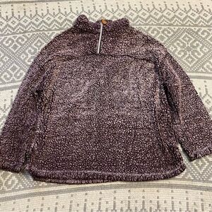 Maroon Fleece Quarter Zip